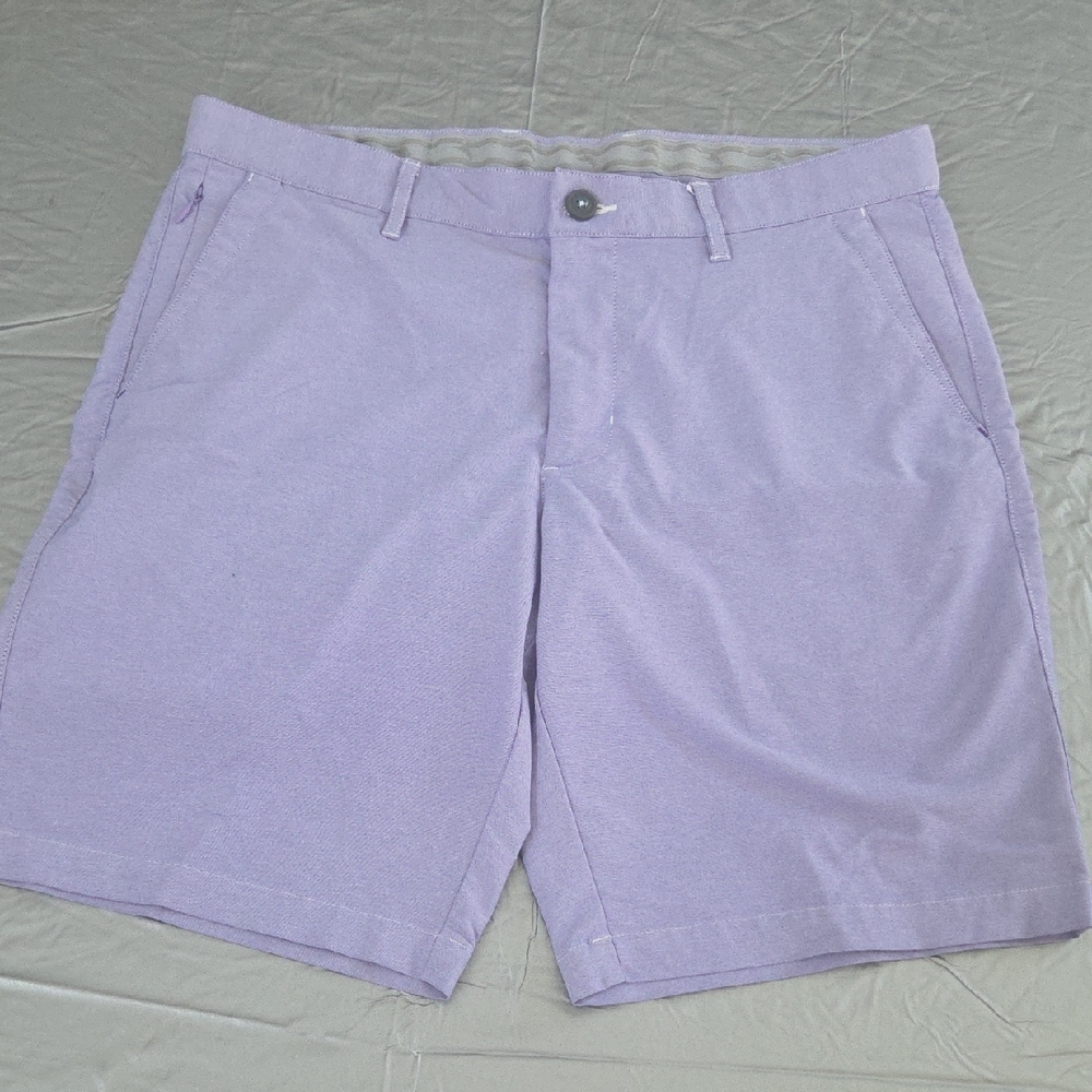 Tommy Bahama Men's Light Lavender Flat Front Casual Shorts